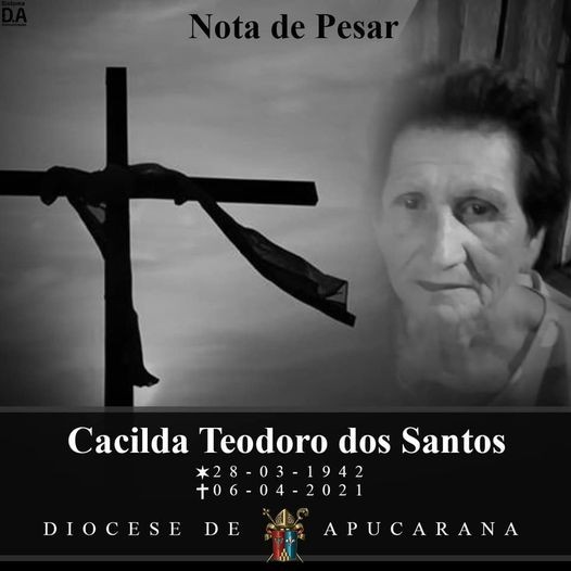 Esposa de diácono de Apucarana falece vítima de COVID