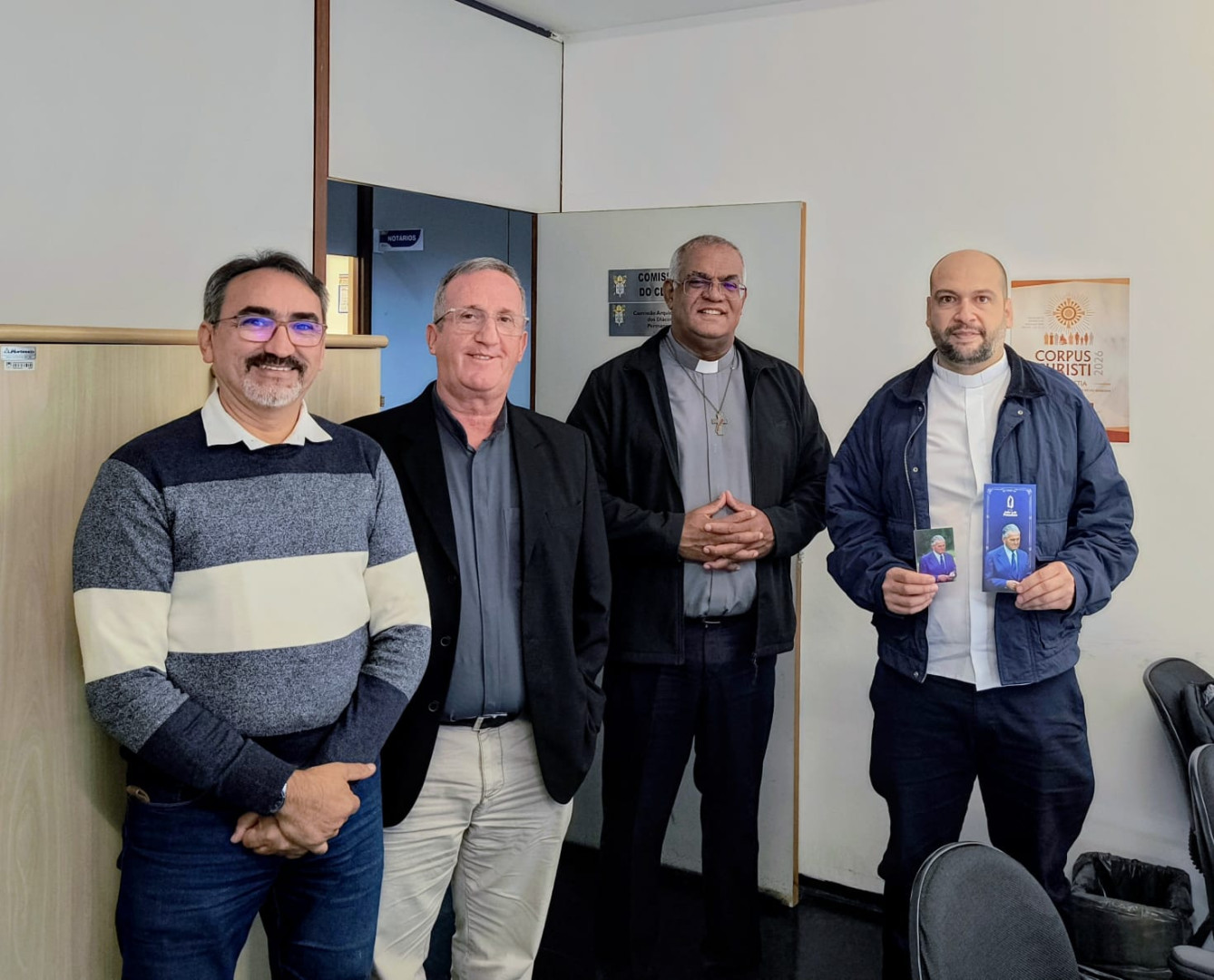 CAD DE BRASÍLIA (DF) RECEBE O VICE-POSTULADOR DA CAUSA DE BEATIFICAÇÃO DO DIÁCONO JOÃO LUIZ POZZOBON