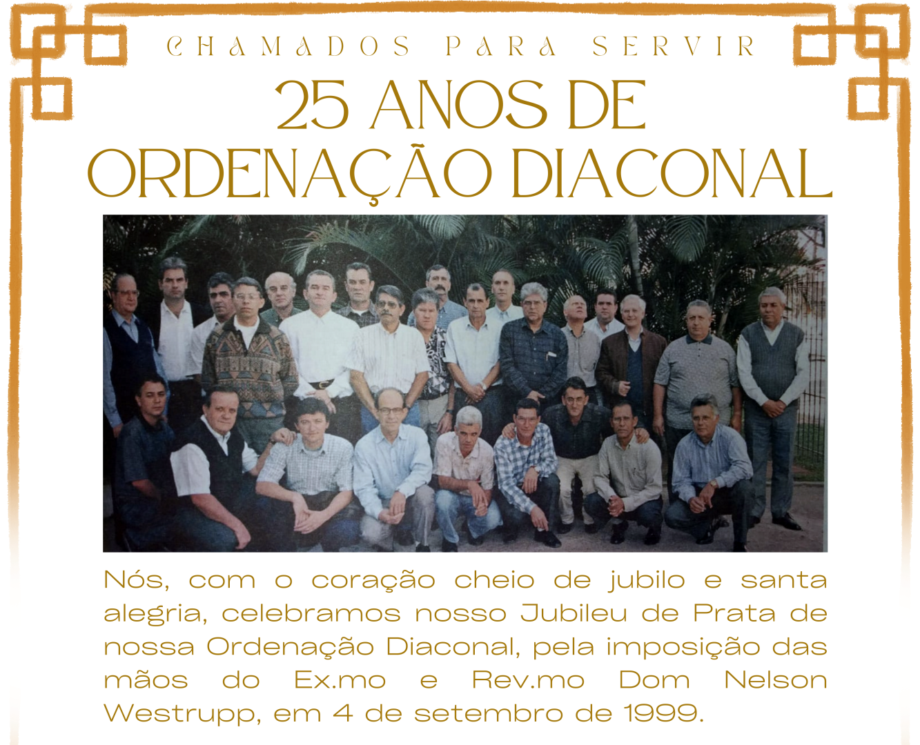 DIÁCONOS DA DIOCESE DE SÃO JOSÉ DOS CAMPOS (SP) COMEMORAM JUBILEU DE PRATA DE ORDENAÇÃO