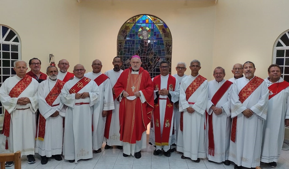 Diáconos de Maceió-AL tiveram um Dia de Espiritualidade na Festa de São Lourenço