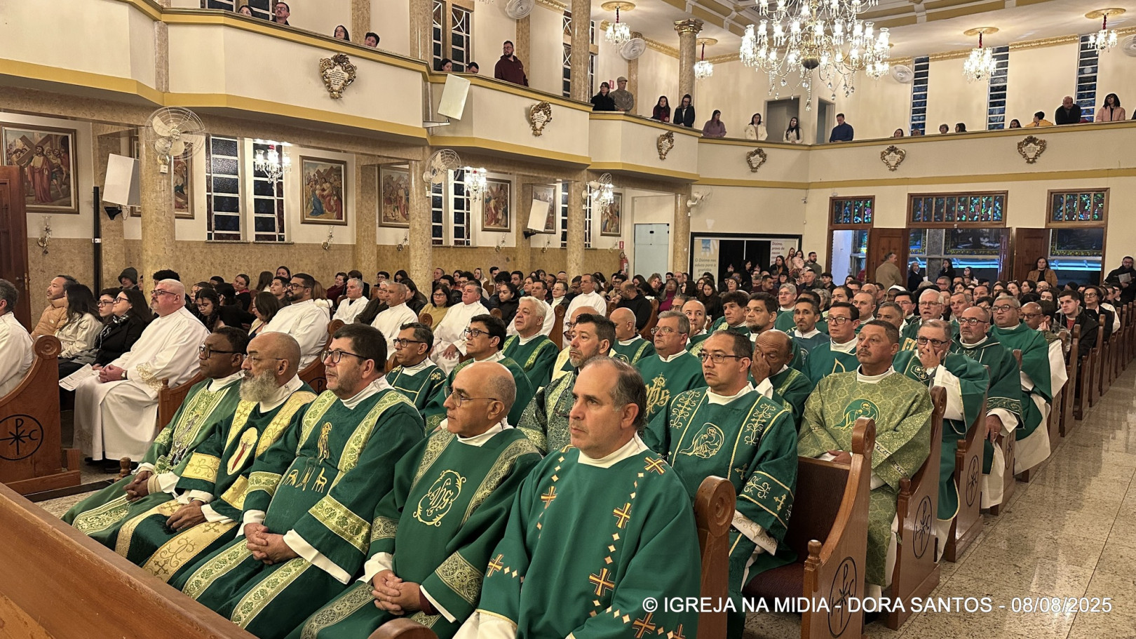JUBILEU DOS DIÁCONOS PERMANENTES DA DIOCESE DE MOGI DAS CRUZES (SP) NA FESTA DE SÃO LOURENÇO