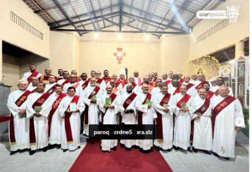 DIÁCONOS DA ARQUIDIOCESE DE SÃO LUIS (MA) CELEBRARAM O DIA DO DIÁCONO