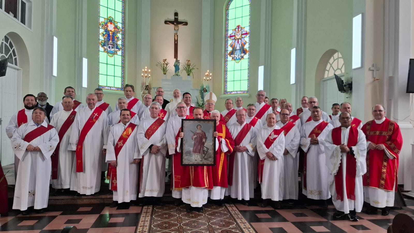 CELEBRAÇÃO DA FESTA DE SÃO LOURENÇO NA DIOCESE DE SÃO JOSÉ DOS PINHAIS (PR)