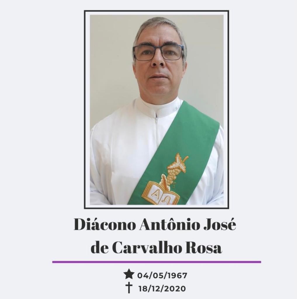 Nota de falecimento: Diácono Antônio José de Carvalho Rosa