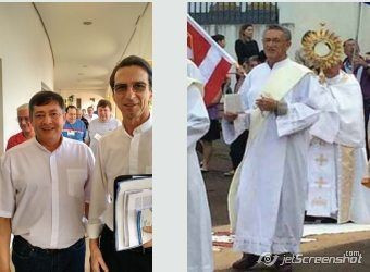 PAI E FILHO DIÁCONOS PERMANENTES CELEBRAM JUBILEUS DE ORDENAÇÃO