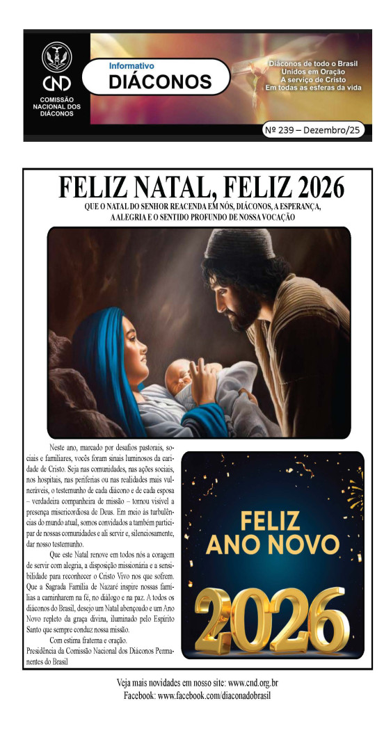 DIÁCONOS Nº 239 - DEZEMBRO DE 2025