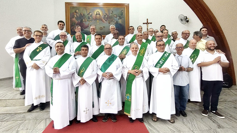 REALIZADO O PRIMEIRO ENCONTRO DIOCESANO DE DIÁCONOS DE 2025, NA DIOCESE DE ITABIRA / CORONEL FABRICIANO (MG)