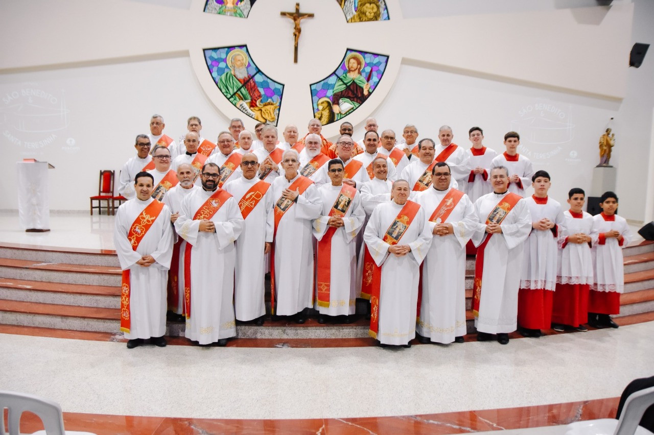 DIÁCONOS PERMANENTES DA ARQUIDIOCESE DE SOROCABA (SP) CELEBRARAM A FESTA DE SÃO LOURENÇO