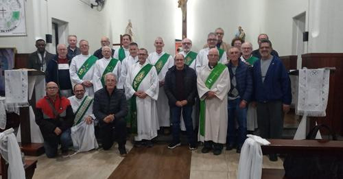 DIÁCONOS DA DIOCESE DE PELOTAS (RS) REALIZARAM ENCONTRO DE FORMAÇÃO