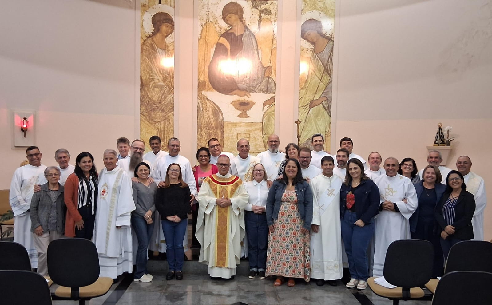 DIÁCONOS DA ARQUIDIOCESE DE SÃO JOSÉ DO RIO PRETO (SP) REALIZARAM RETIRO CANÔNICO ANUAL EM BRODOWSKI (SP)
