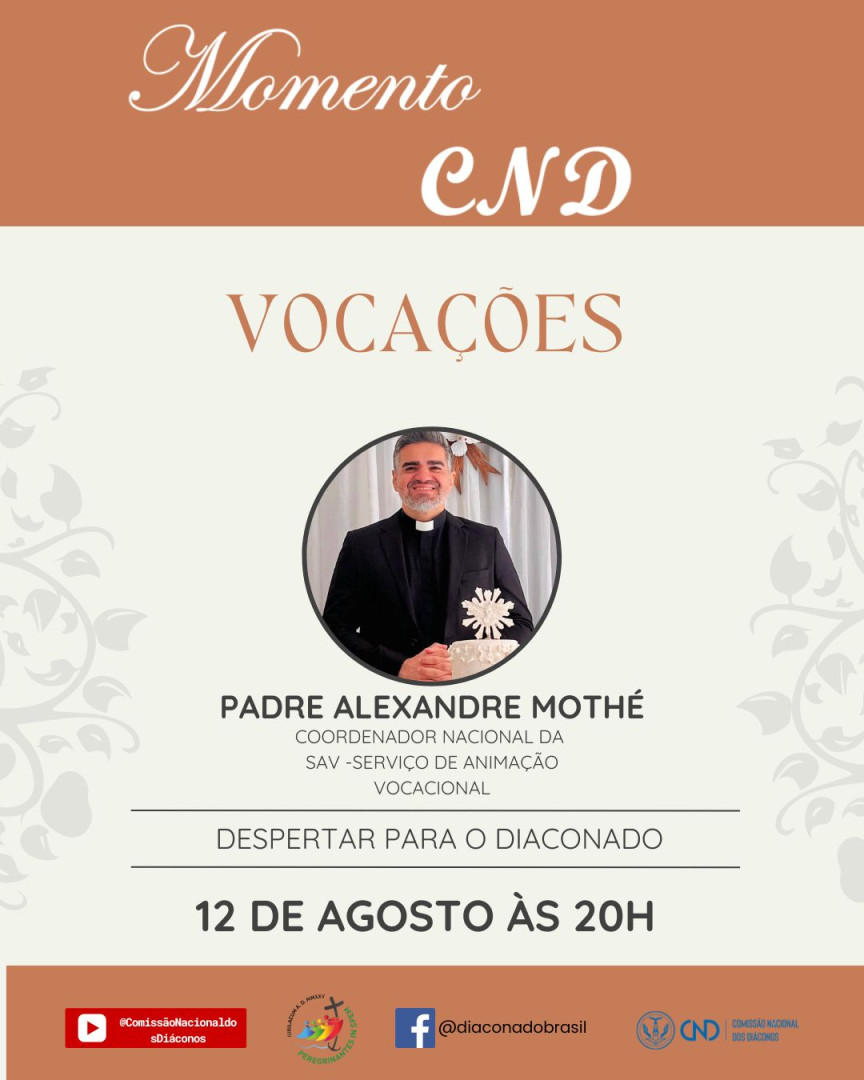 CONVITE ESPECIAL: MOMENTO CND DE AGOSTO 2025