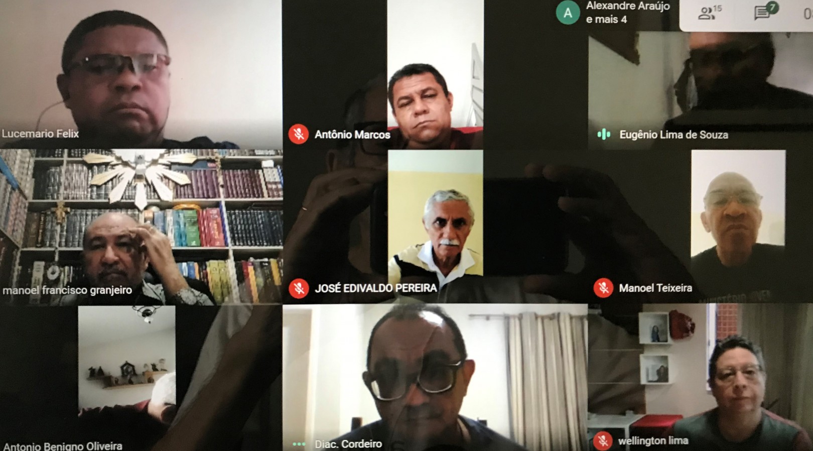 Diáconos de Natal-RN realizam nova reunião virtual