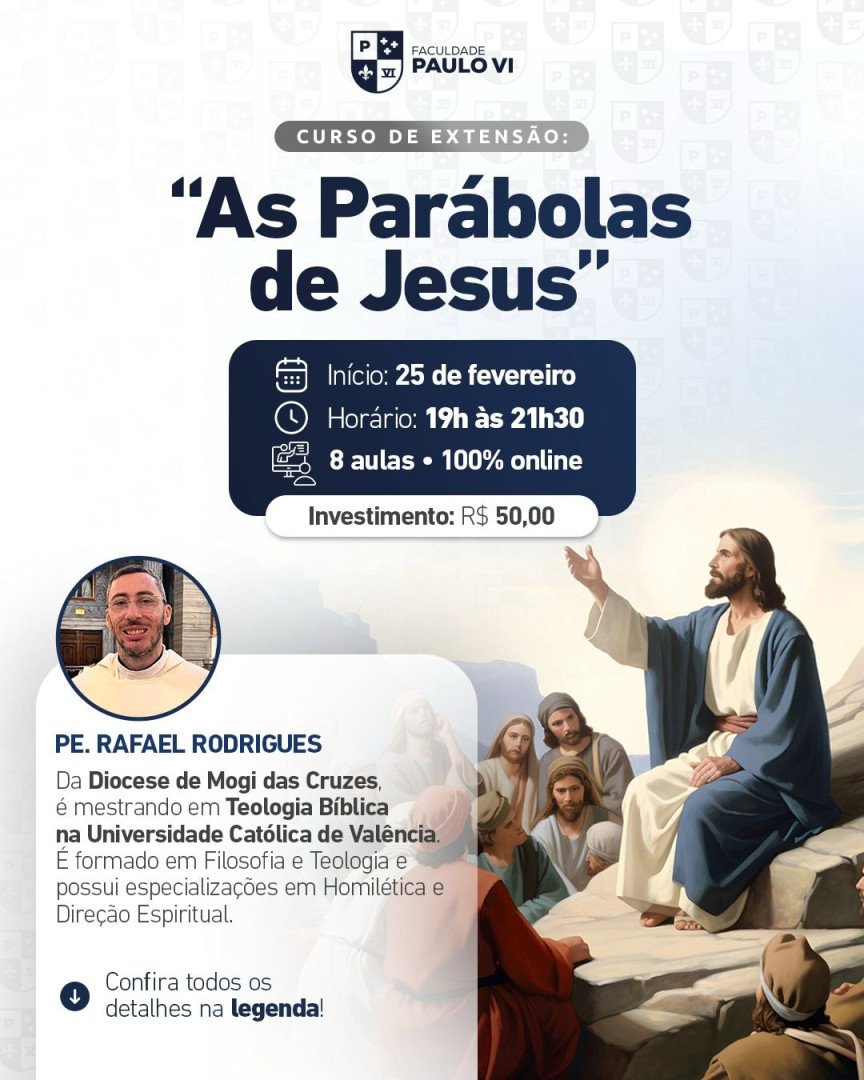 Curso de Extensão:  “As Parábolas de Jesus”