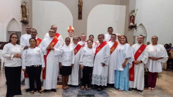 DIÁCONOS DA DIOCESE DE BACABAL (MA) CELEBRARAM A FESTA DE SANTO ESTEVÃO