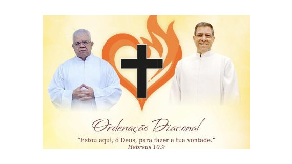 CONVITE PARA ORDENAÇÕES DIACONAIS DA DIOCESE DE SÃO JOSÉ DOS CAMPOS (SP)