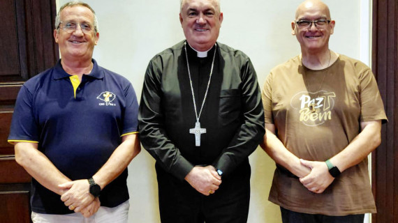 PRESIDÊNCIA DA CRD SUL 3 SE REÚNE COM DOM JOSÉ GISLON EM CAXIAS DO SUL (RS)