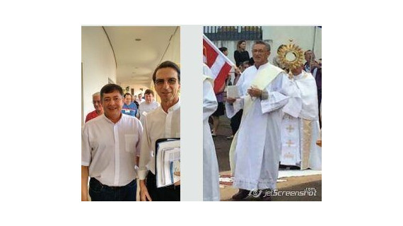 PAI E FILHO DIÁCONOS PERMANENTES CELEBRAM JUBILEUS DE ORDENAÇÃO