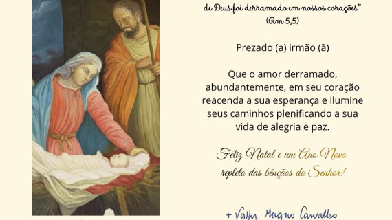 MENSAGEM NATALINA DE DOM VALTER MAGNO CARVALHO, BISPO REFERENCIAL DA CND/BRASIL