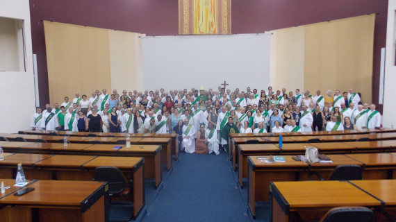 DIÁCONOS E ESPOSAS DA DIOCESE DE JUNDIAÍ (SP) REALIZARAM RETIRO CANÔNICO NO MOSTEIRO JESUITA DE ITAICI (SP)