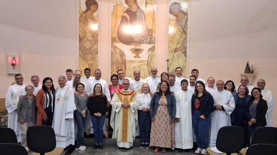 DIÁCONOS DA ARQUIDIOCESE DE SÃO JOSÉ DO RIO PRETO (SP) REALIZARAM RETIRO CANÔNICO ANUAL EM BRODOWSKI (SP)