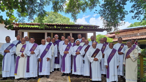DIÁCONOS DA DIOCESE DE COROATÁ (MA) PARTICIPARAM DE RETIRO ESPIRITUAL CANÔNICO