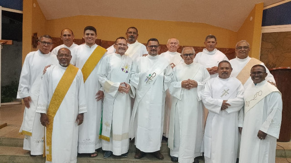 DIÁCONOS PERMANENTES DA DIOCESE DE CAXIAS (MA), REALIZARAM RETIRO ANUAL CANÔNICO