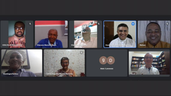 CRD NORDESTES 3 ESTEVE REUNIDA COM O BISPO REFERENCIAL